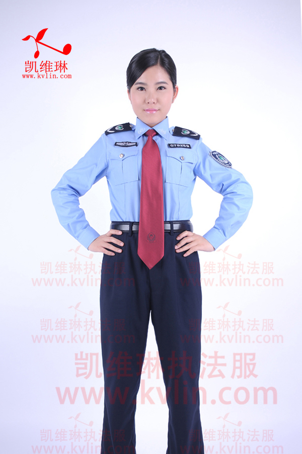 林政执法制服女士夏装长袖制式衬衣